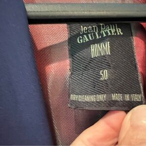 Jean Paul Gaultier Vintage men’s Navy Blazer. EUC. European size 50. (Large)